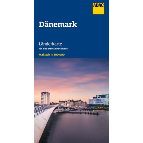ADAC Länderkarte Dänemark 1:300.000