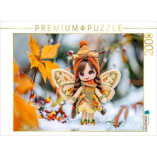 CALVENDO Puzzle Fee im Winter | 2000 Teile Lege-Größe 90x67cm Foto-Puzzle für glückliche Stunden