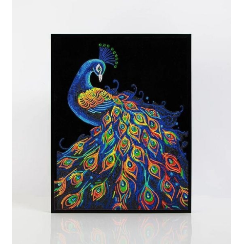 DIAMOND DOTZ - Diamond Painting Neon Pfau