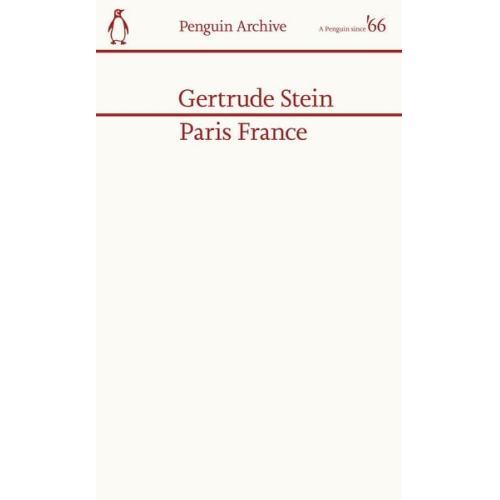 Gertrude Stein - Paris France