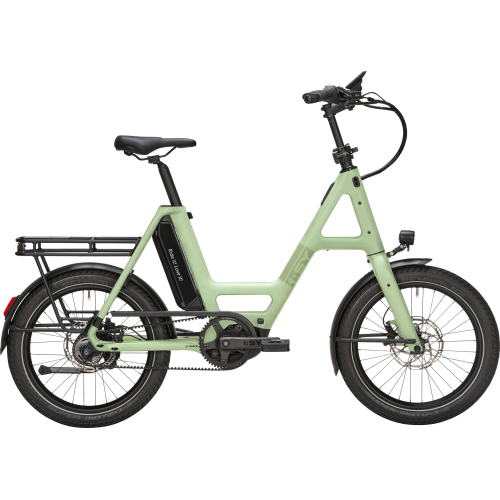 i:SY Skyfly E5 ZR F CX (545 Wh), 5 Gang Nabenschaltung, Unisexfahrrad, Kompakt, Modell 2025, 20 Zoll 47 cm light green