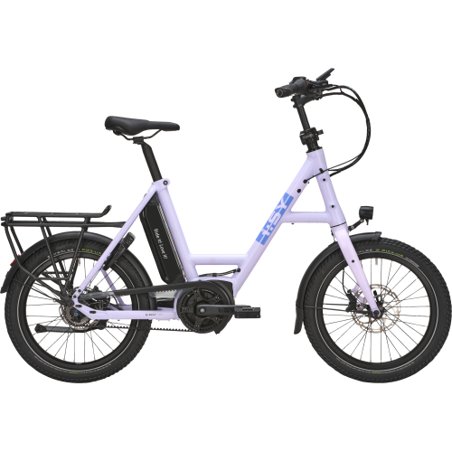 i:SY E5 ZR F (545 Wh), 5 Gang Nabenschaltung, Unisexfahrrad, Kompakt, Modell 2025, 20 Zoll 47 cm pastel purple