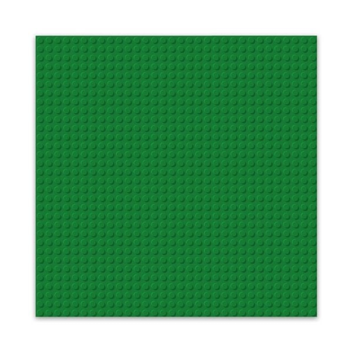 BRIXIES 225008 - Platte 32 x 32 Basic grün, Bauplatte, 1 Stück