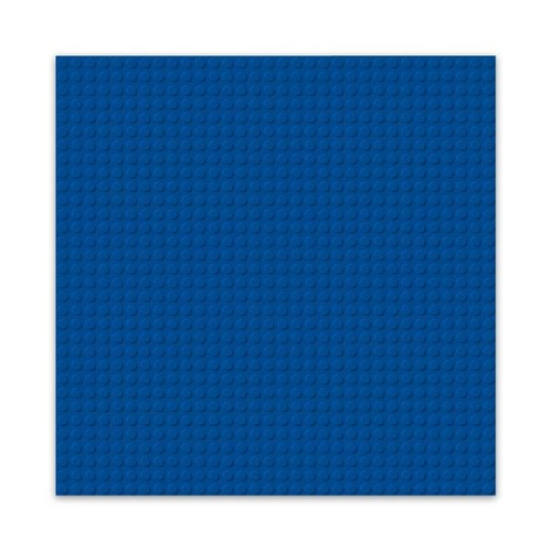 BRIXIES 225009 - Platte 32 x 32 Basic blau, Bauplatte, 1 Stück