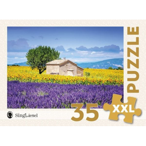 Demenz-Puzzle: Provence. Das Demenz-Puzzle-Spiel mit 35 Puzzle-Teilen im XXL-Format