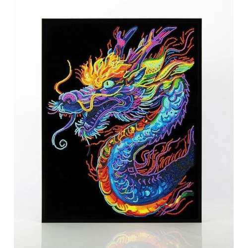 DIAMOND DOTZ - Diamond Painting Neon Drache