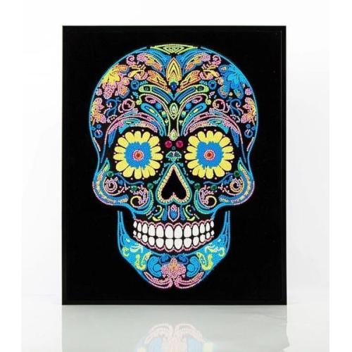 DIAMOND DOTZ - Diamond Painting Neon Totenkopf