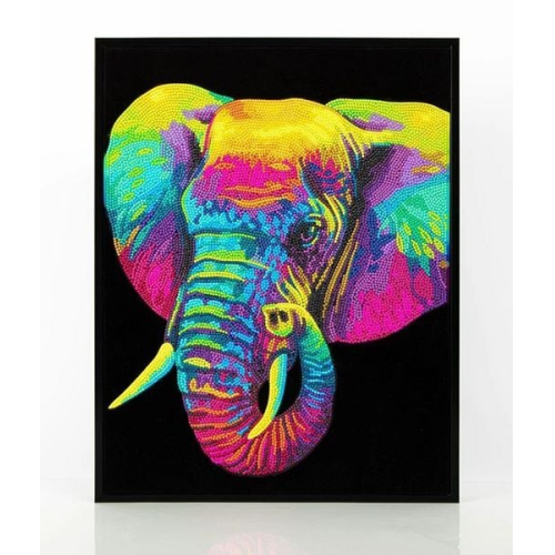 DIAMOND DOTZ - Diamond Painting Neon Elefant