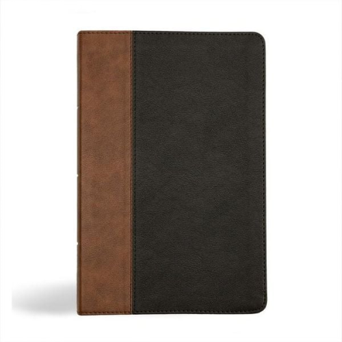 Holman Bible Publishers - KJV Personal Size Giant Print Bible, Black/Brown Leathertouch