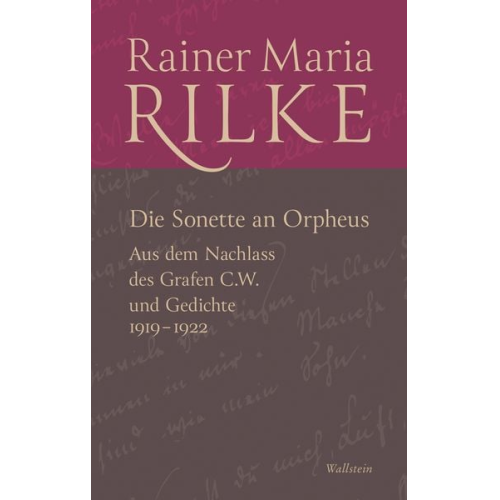 Rainer Maria Rilke - Die Sonette an Orpheus