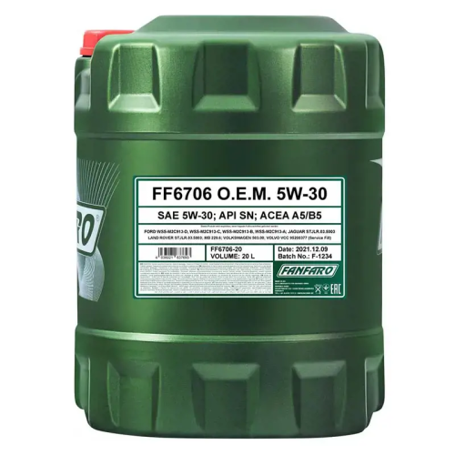 FANFARO O.E.M. Motorenöl Ford Volvo 5W-30 20 L