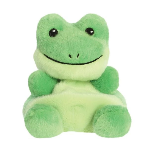 Aurora 33720 - Palm Pals Frosch Ribbits, Plüschtier, 13 cm