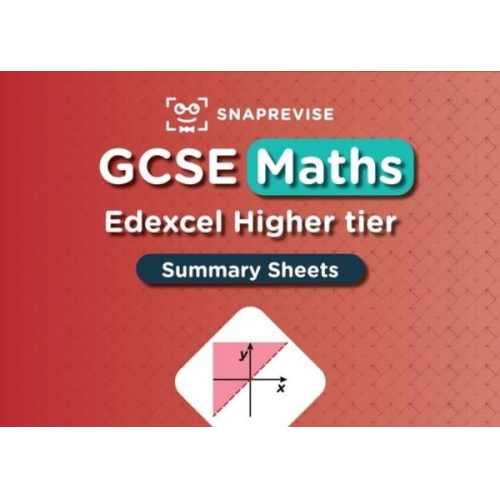 SnapRevise GCSE Edexcel Maths Higher Summary Sheets