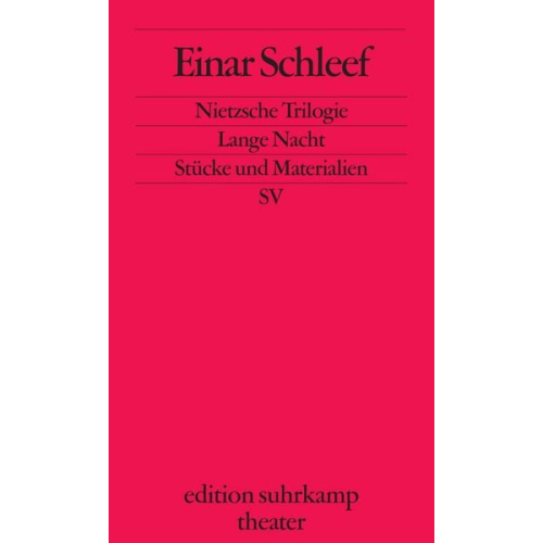 Einar Schleef - Nietzsche Trilogie. Lange Nacht