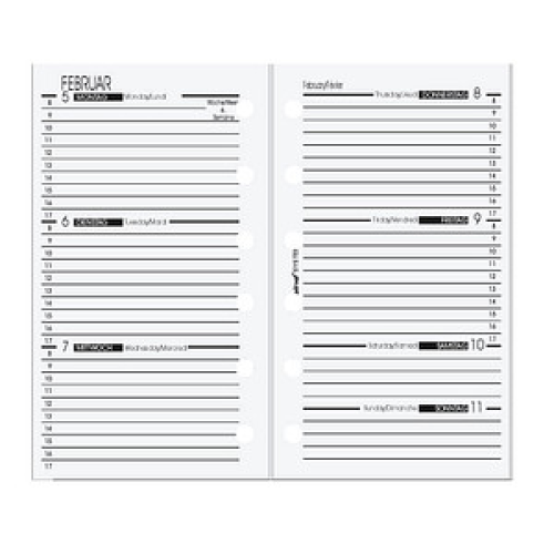 bind Kalendereinlage 2026 Mini (7,9 x 12,5 cm)