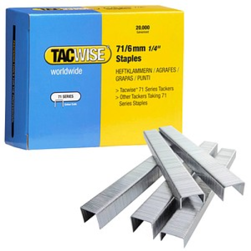 20.000 TACWISE™ Tackerklammern Typ 71/6mm, 0367 6 mm