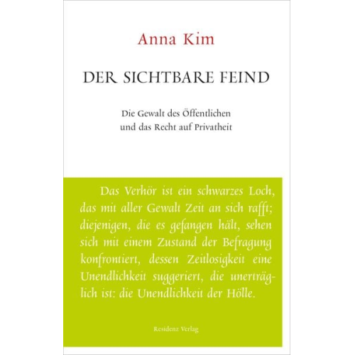 Anna Kim - Der sichtbare Feind