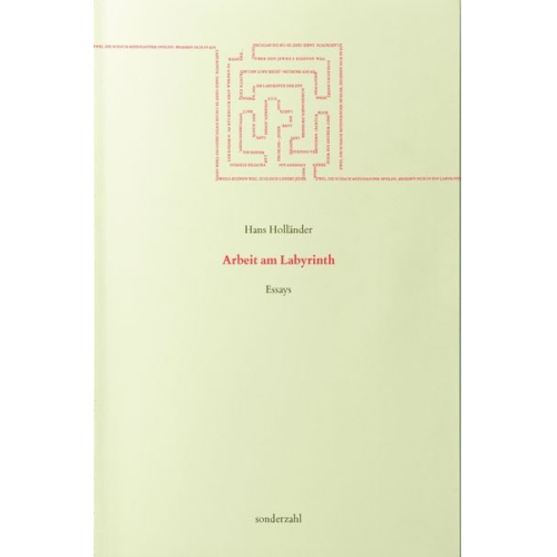 Hans Holländer - Arbeit am Labyrinth