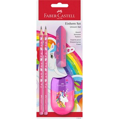 FABER-CASTELL Schreibset Einhorn rosa