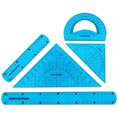EBERHARD FABER Geometrie-/Zeichenset blau