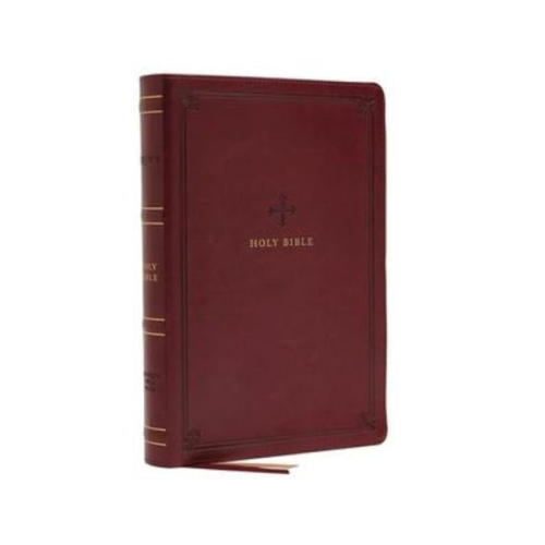 Catholic Bible Press - Nrsv, Catholic Bible, Standard Large Print, Leathersoft, Red, Comfort Print