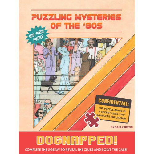 Puzzling Mysteries of the '80s Dognapped! 500-Piece Puzzle