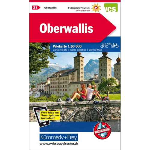 KuF Schweiz Radkarte 21 Oberwallis