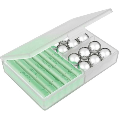 Invento 507071 - Geomag Classic Glow Recycled 42 pcs, Magnetischer Baukasten, Magnetspielzeuge