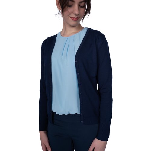 einfach Schön Strickjacke Liviana dunkelblau