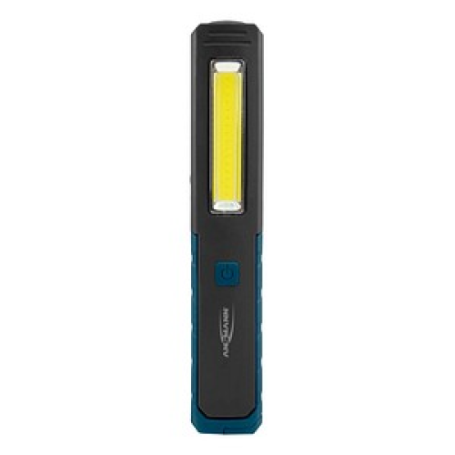 ANSMANN WL210B LED Werkstattlampe schwarz 22,0 cm, 360 Lux (Haupt-LED), 1.650 Lux (Zusatz-LED)