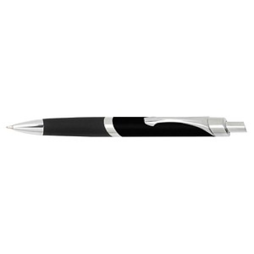 ONLINE® Kugelschreiber Sporty schwarz, Schreibfarbe: blau, 1 St.