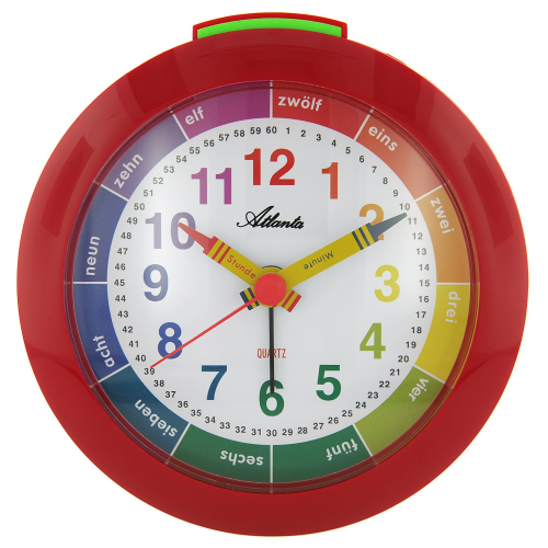 Atlanta 1265/1 Kinderwecker Rot