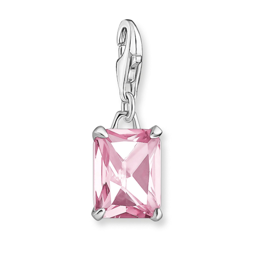 Thomas Sabo 1920-051-9 Charm-Anhänger Pinkfarbener Stein