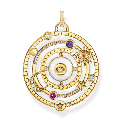 Thomas Sabo PE957-565-7 Anhänger mit Symbolen Goldfarben