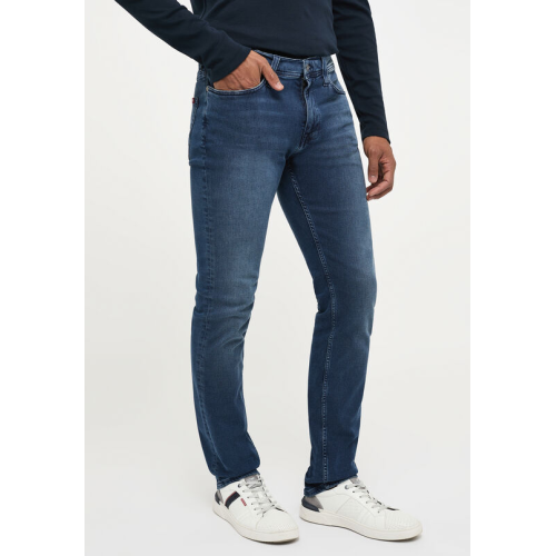 Mustang Vegas Jeans Slim Fit ocean blue used extra lang