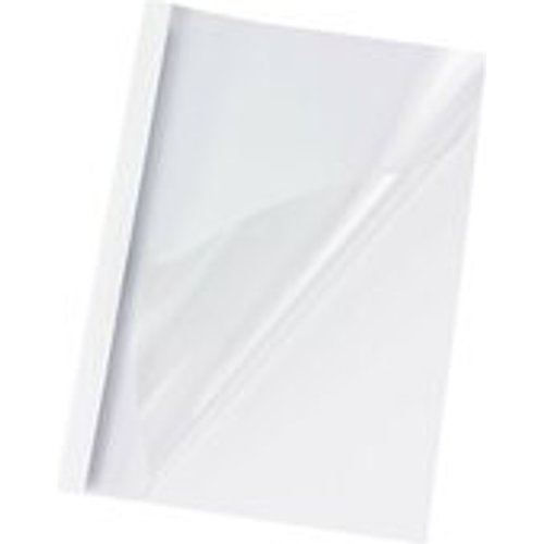 Thermobindemappen A4, 15mm für 150 Blatt, weiß,  10 Stk.