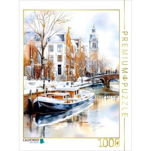 CALVENDO Puzzle Winteridylle | 1000 Teile Lege-Größe 64x48cm Foto-Puzzle für glückliche Stunden