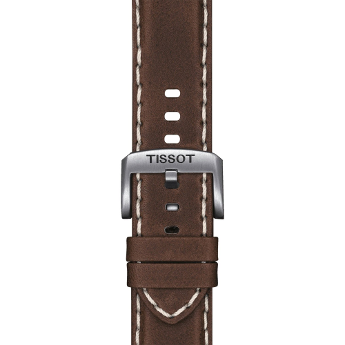 Tissot T852.044.980 Uhrband 22 mm Leder Braun