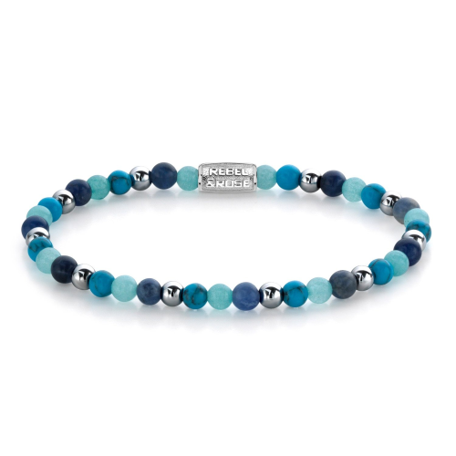 Rebel & Rose RR-40054-S-S Damen-Armband Blue Summer Vibes 4 mm