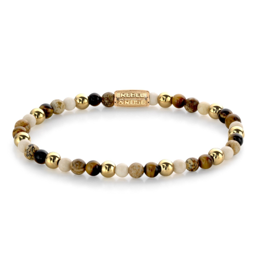 Rebel & Rose RR-40057-G-S Damen-Armband Autumn Love Gold 4 mm