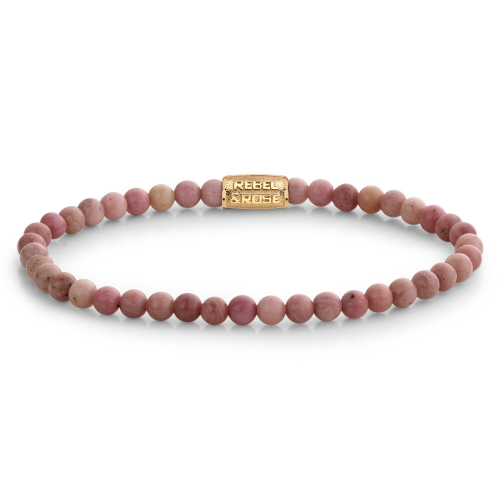 Rebel & Rose RR-40097-G-S Damen-Armband Rose Garden Gold 4 mm