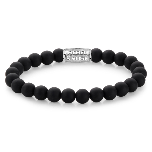 Rebel & Rose RR-80021-S Herren-Armband Mad Panther 8 mm