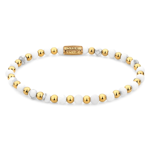 Rebel & Rose RR-40113-G-S Damen-Armband Mix Virgin White Gold 4 mm