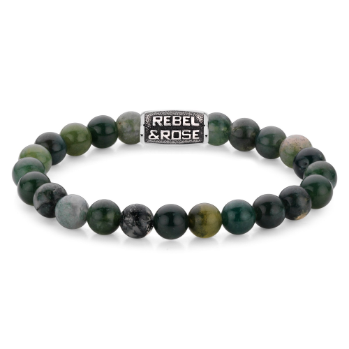 Rebel & Rose RR-80098-V Herren-Armband The Secret Garden Vintage 8 mm