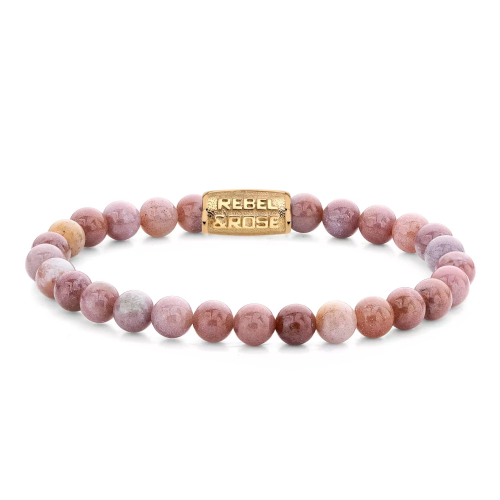 Rebel & Rose RR-60119-G-S Damen-Armband Rose Garden Gold 6 mm
