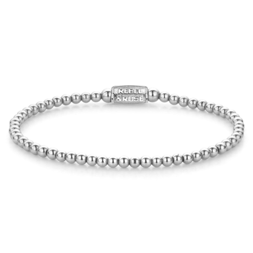 Rebel & Rose RR-30002-S-S Damen-Armband Silver Shine 3 mm