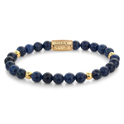 Rebel & Rose RR-60137-G-S Damen-Armband Midnight Blue 6 mm