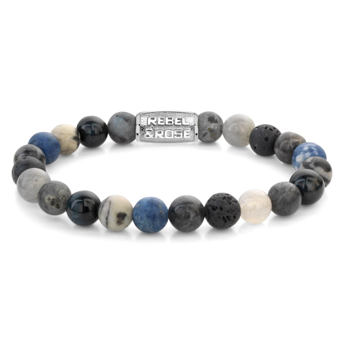 Rebel & Rose RR-80114-S Herren-Armband Mountain High 8 mm