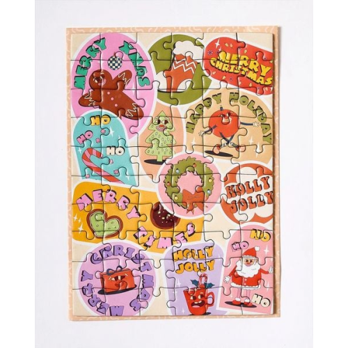 Happy Holiday - Greeting Card Jigsaw Puzzle - Interactive Jigsaw Card with Envelope