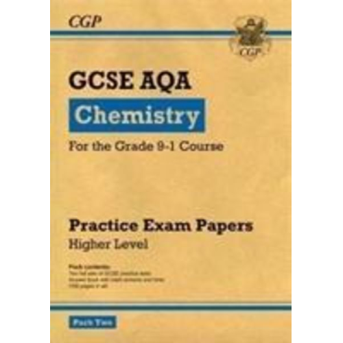 Cgp Books - GCSE Chemistry AQA Practice Papers: Higher Pack 2